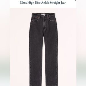 Ultra High Rise Ankle Straight Jean